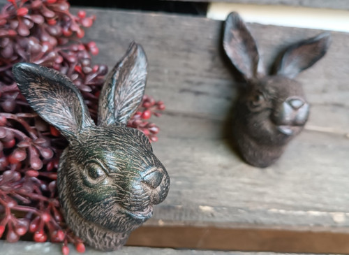 2 x wandhaken hase - ❤,