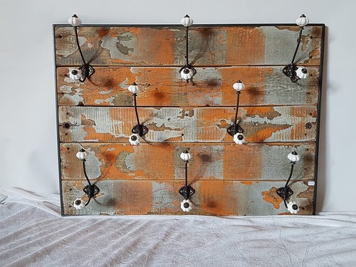 Retro shabby wandgarderobe - retro,