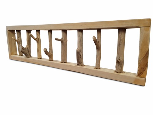 Wand garderobe holz - wand,