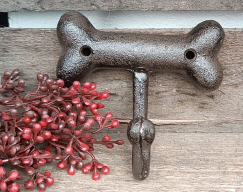 Wandhaken knochen hund - wandhaken,