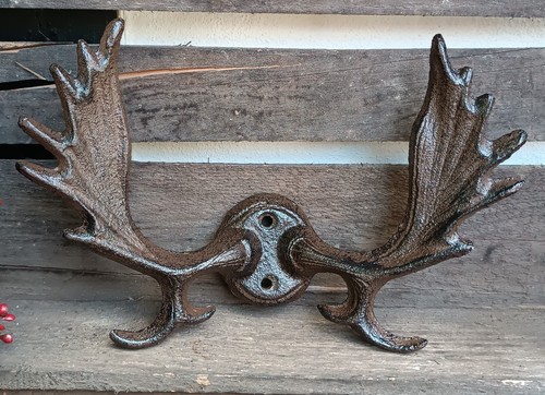 Wandhaken elch geweih - -,