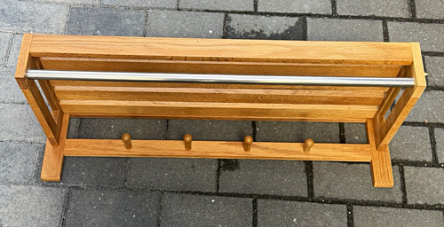 Wandgarderobe holz metall mit - wandgarderobe,