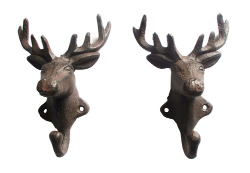 Wandhaken gusseisen hirsch - gusseisen,